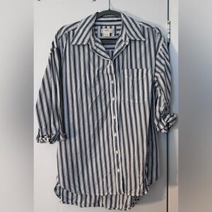 Classic Striped Oversized Shirt